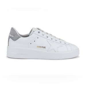 Golden Goose Pure Star Sneaker White Silver NIB Auth Women
